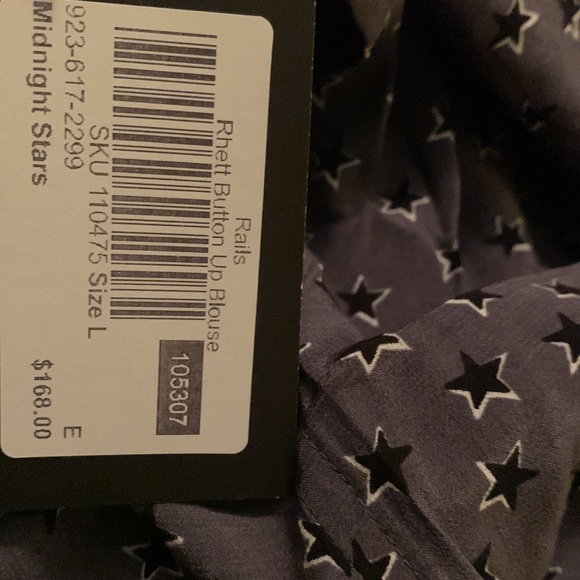 BNWT woman’s Rails brand Rhett button up Blouse - Picture 15 of 15